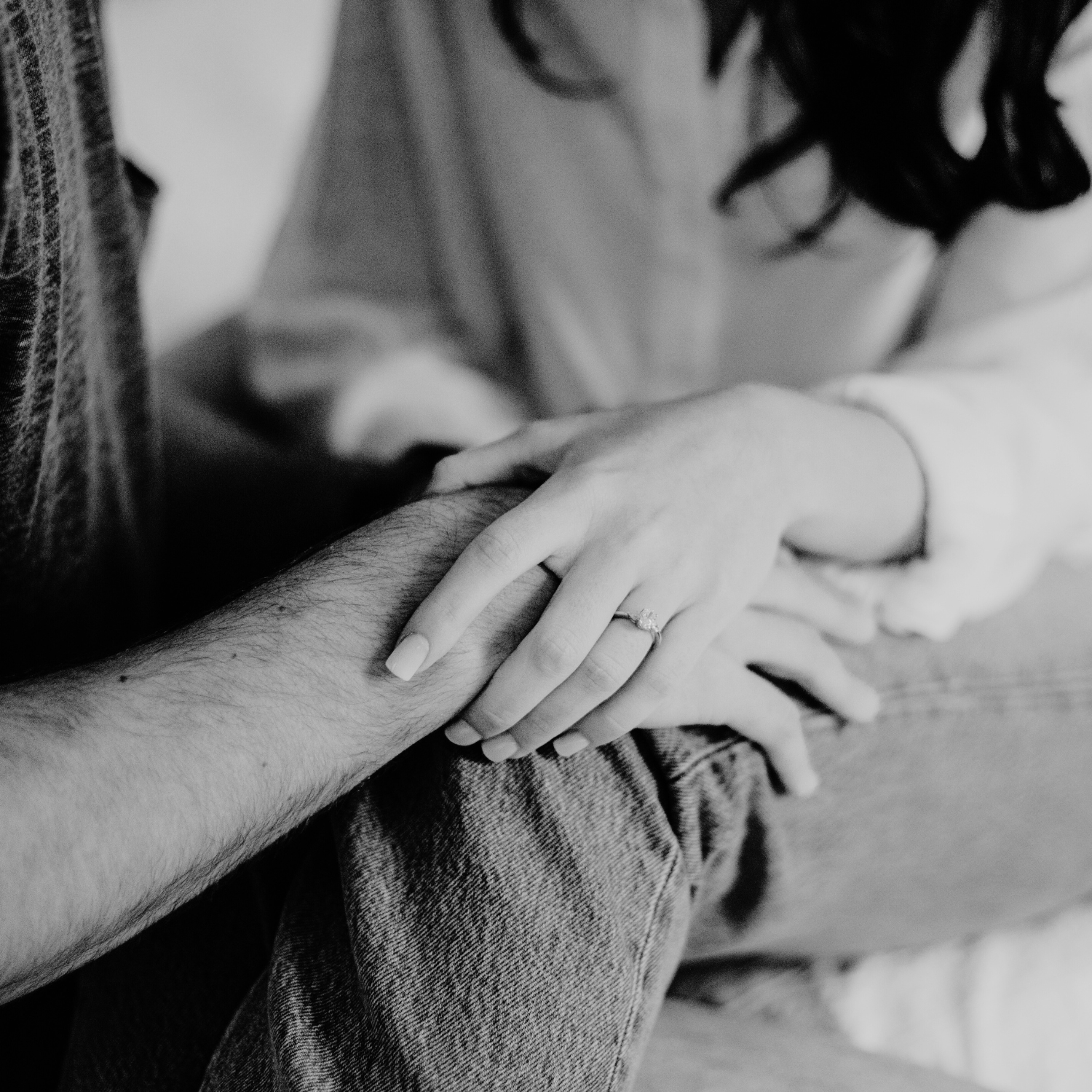 Couple holding hands; blog around mood swings and t1d